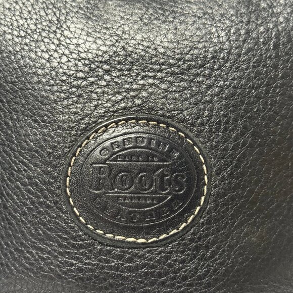 Vintage Roots Venetian Tribe Black Soft Leather Crossbody Purse – Made in Canada - Picture 5 of 9